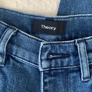 Theory high rise crop jeans